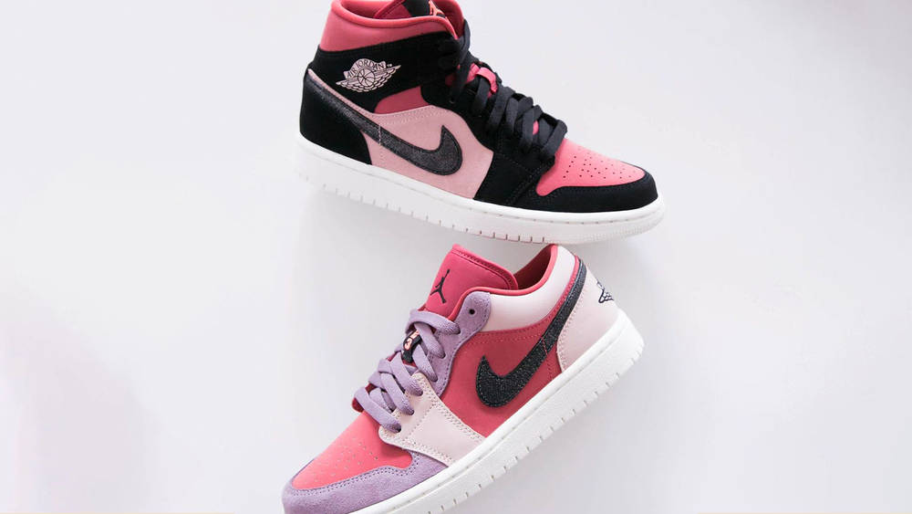 Nike Jordan 1 Mid Particle Beige Jordan 1 Low Canyon Rust