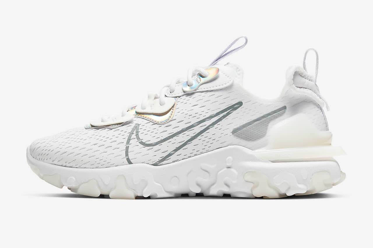 Nike React Vision Iridescent White
