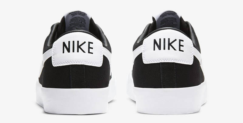 Nike SB Zoom Blazer Low Pro GT Black White Back