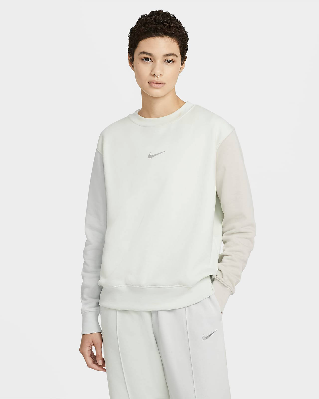 Nike sportswear sweatshirt light blue