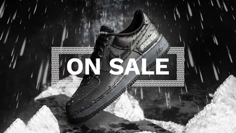 Image via The Sole Supplier These Nike Air Force 1 Gore-Tex Sneakers Are Now on Sale!