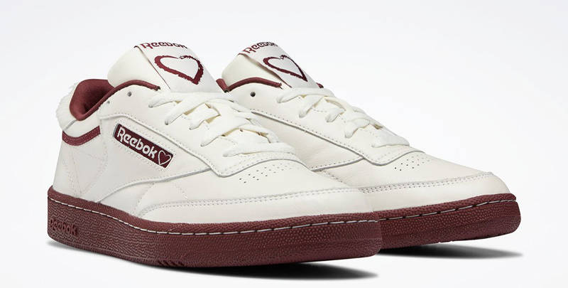 Reebok Club C 85 Chalk Merlot