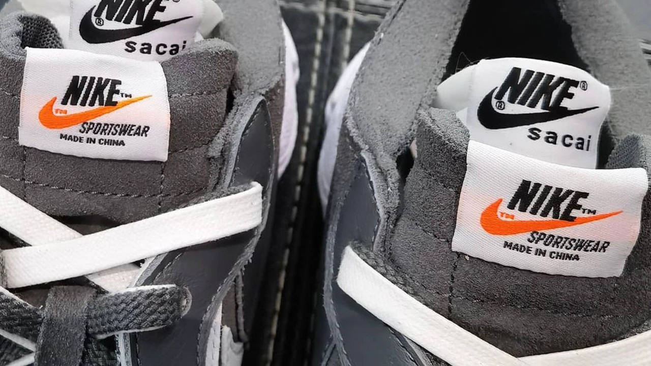 sacai x Nike Blazer Low "Black"