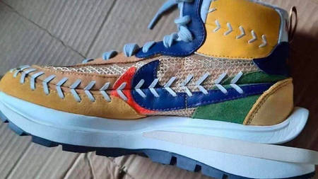 The sacai x Jean Paul Gaultier x Nike VaporWaffle Leaks in Another Crazy Colourway The sacai x Jean Paul Gaultier x Nike VaporWaffle Leaks in Another Crazy Colourway