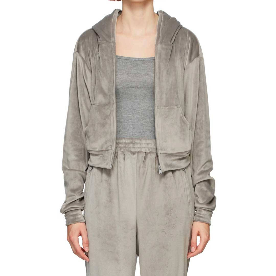 SKIMS Velour Hoodie grey