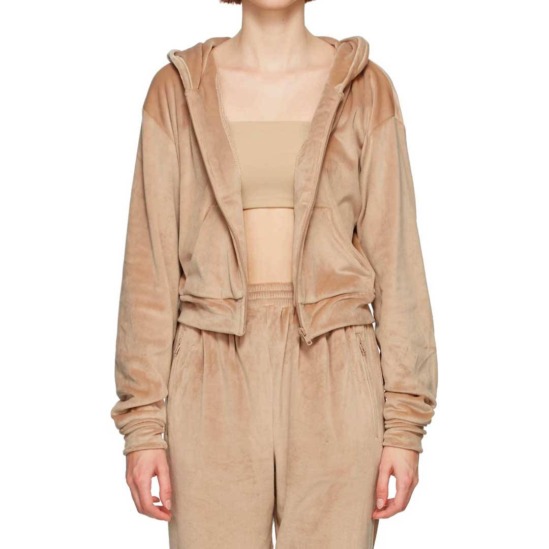 SKIMS Velour Hoodie Sand
