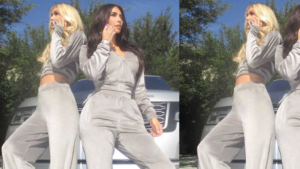 SKIMS velour set feature SKIMS velour set feature