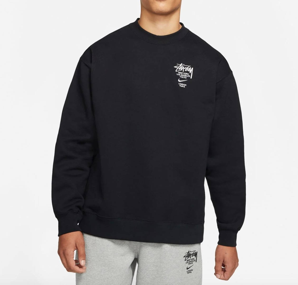Stussy x Nike Sweatshirt Black