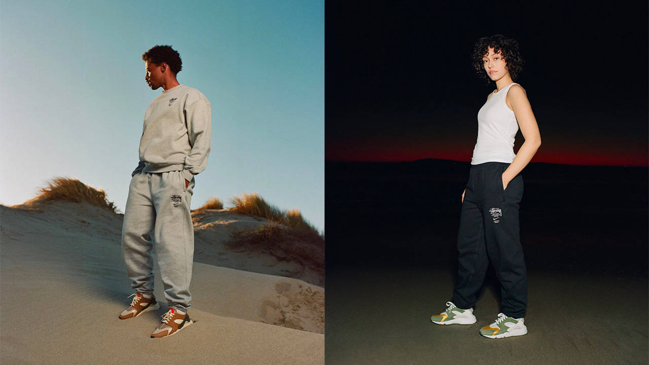 Check Out the Stüssy x Nike Apparel Collection That's Dropping Alongside the Huarache