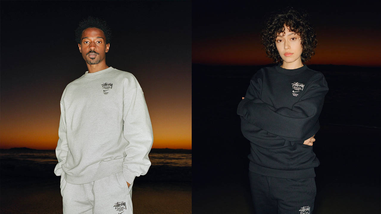 Check Out the Stüssy x Nike Apparel Collection That's Dropping Alongside the Huarache