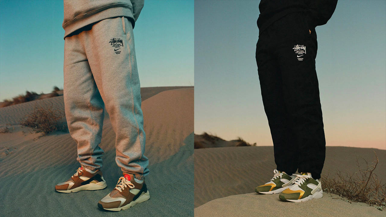 Check Out the Stüssy x Nike Apparel Collection That's Dropping Alongside the Huarache