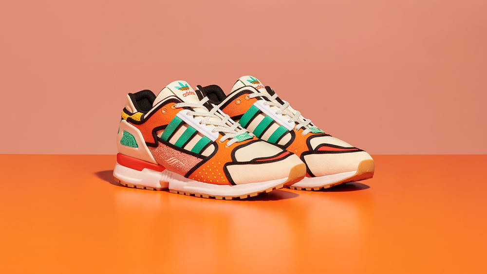 The Simpsons x adidas ZX 10000 Krusty Burger Featured