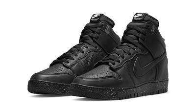 UNDERCOVER x Nike Dunk High Chaos Triple Black Front