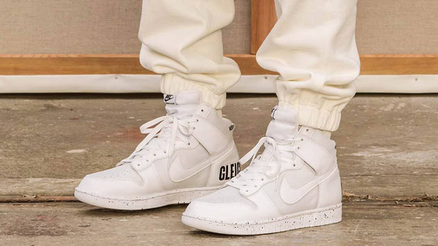 triple white dunk high