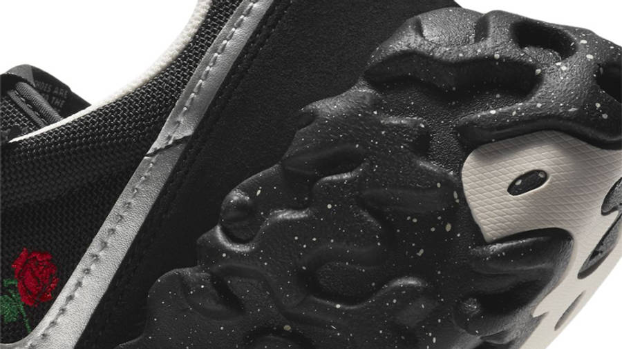 Undercover x Nike Overbreak SP Black Metallic Silver Back Closeup