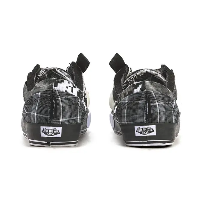 Vans cut and on sale paste all black