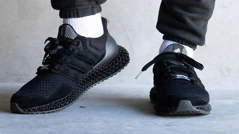 A Ma Maniére x adidas Ultra 4D Triple Black Front