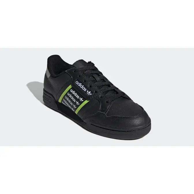adidas Continental 80 Core Black Green Front