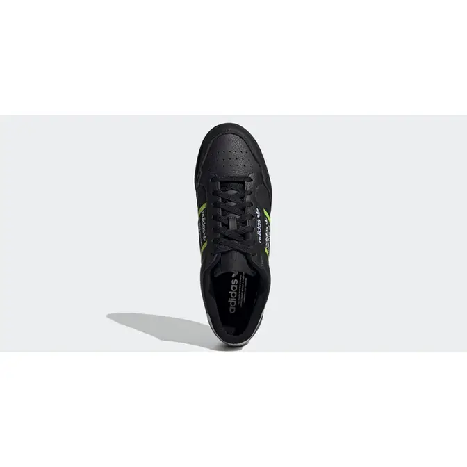 adidas Continental 80 Core Black Green Middle