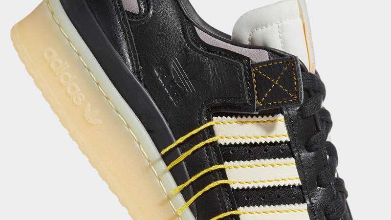 adidas Forum 84 Low Premium Core Black Cream White Closeup