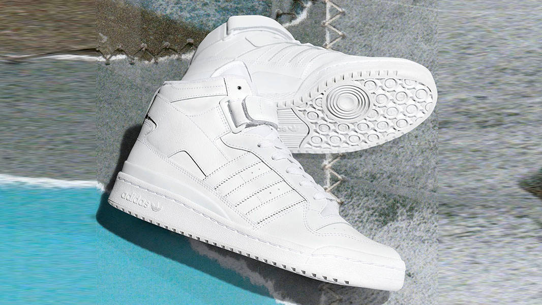 adidas Forum 84 Mid Cloud White Side 1