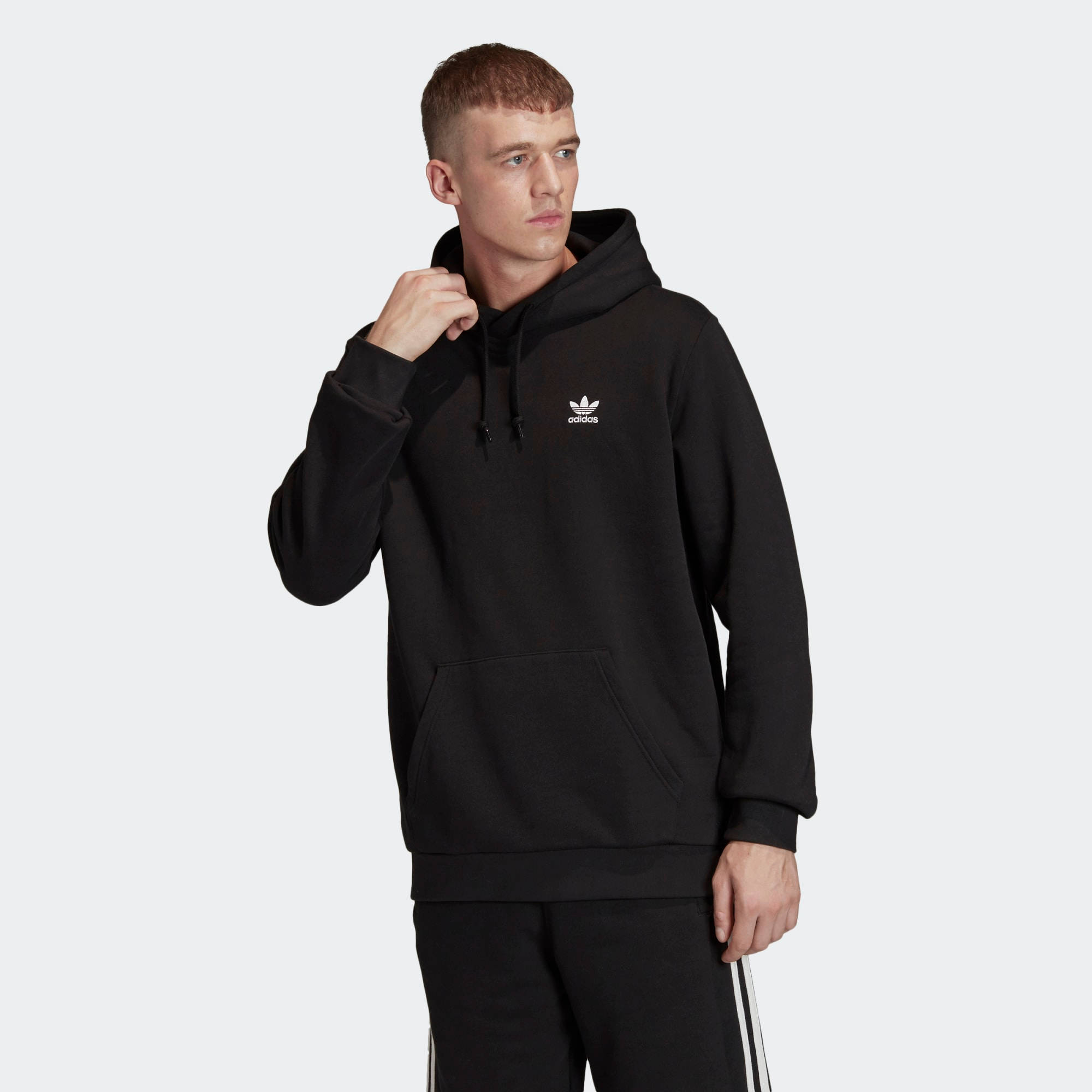 loungewear trefoil essentials hoodie