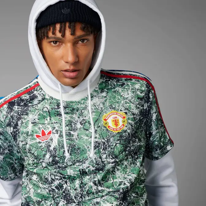 adidas sneaker Manchester United Stone Roses Icon Jersey hood