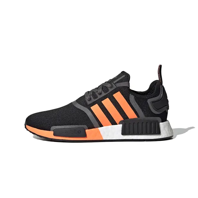 adidas NMD R1 Black Screaming Orange | Where To Buy | G55575 | The Sole ...