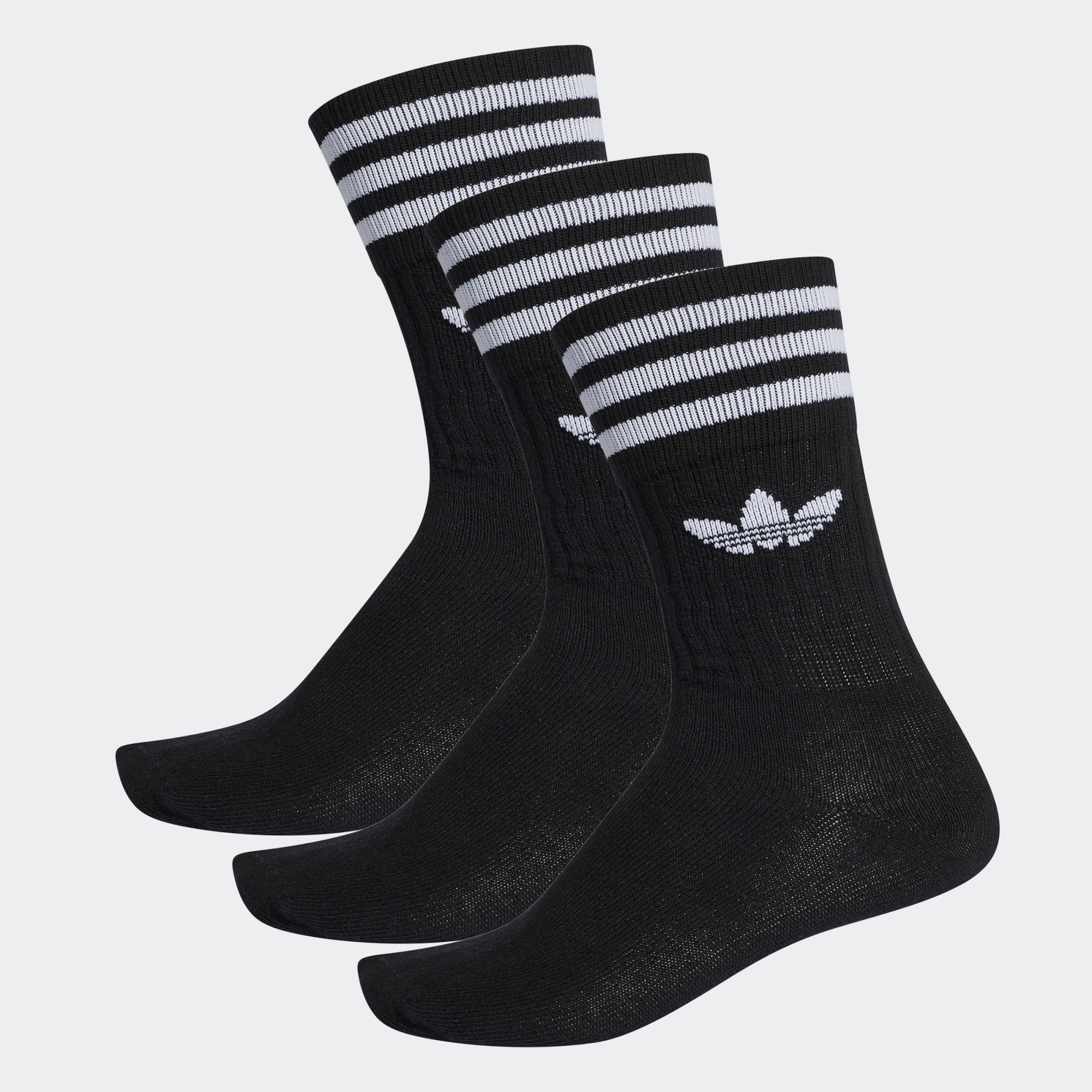 adidas Originals Crew Socks - Black | The Sole Supplier