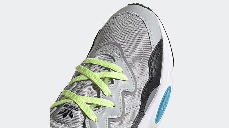 adidas Ozweego Grey Two Hazy Blue Top Detail