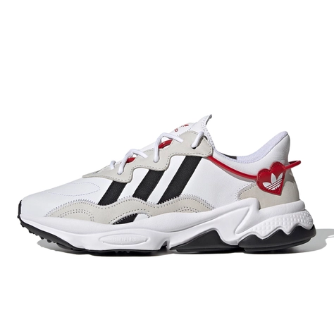 adidas Ozweego Hearts Pack Cloud White Scarlet
