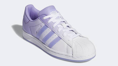 adidas Superstar White Light Purple