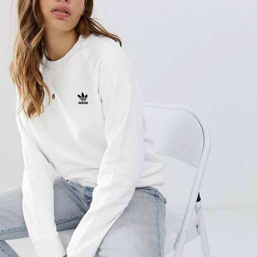 adidas Sweatshirt white