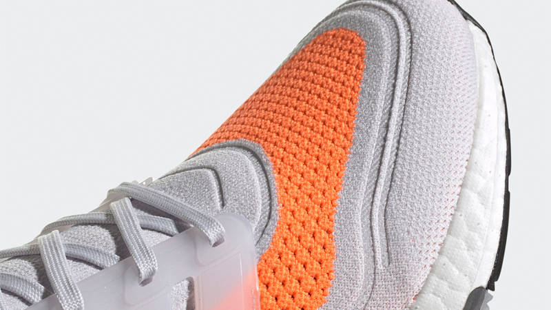 adidas Ultra Boost 21 Grey Screaming Orange Where To Buy FY0375