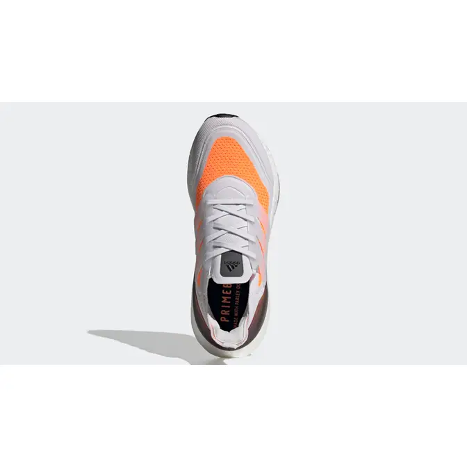 adidas Ultra Boost 21 Grey Screaming Orange Middle