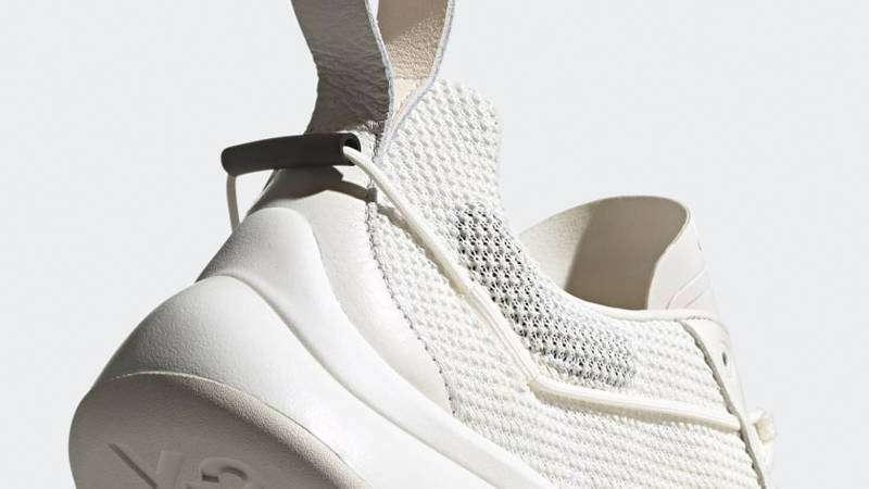 adidas Y-3 Shiku Run Core White Back Closeup