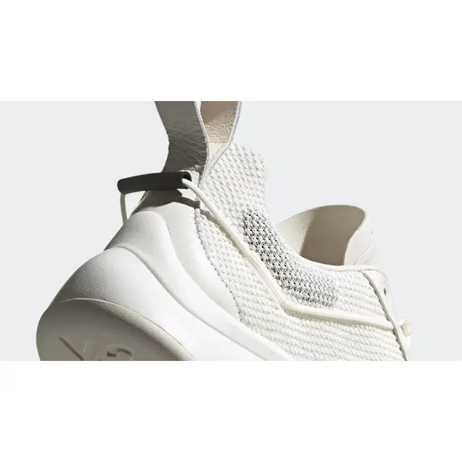 adidas Y-3 Shiku Run Core White Back Closeup