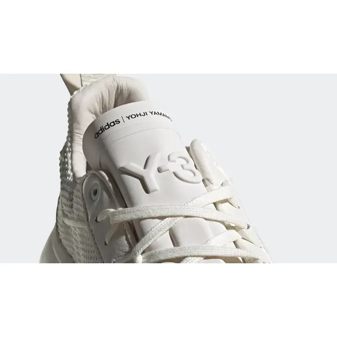 adidas Y-3 Shiku Run Core White Closeup