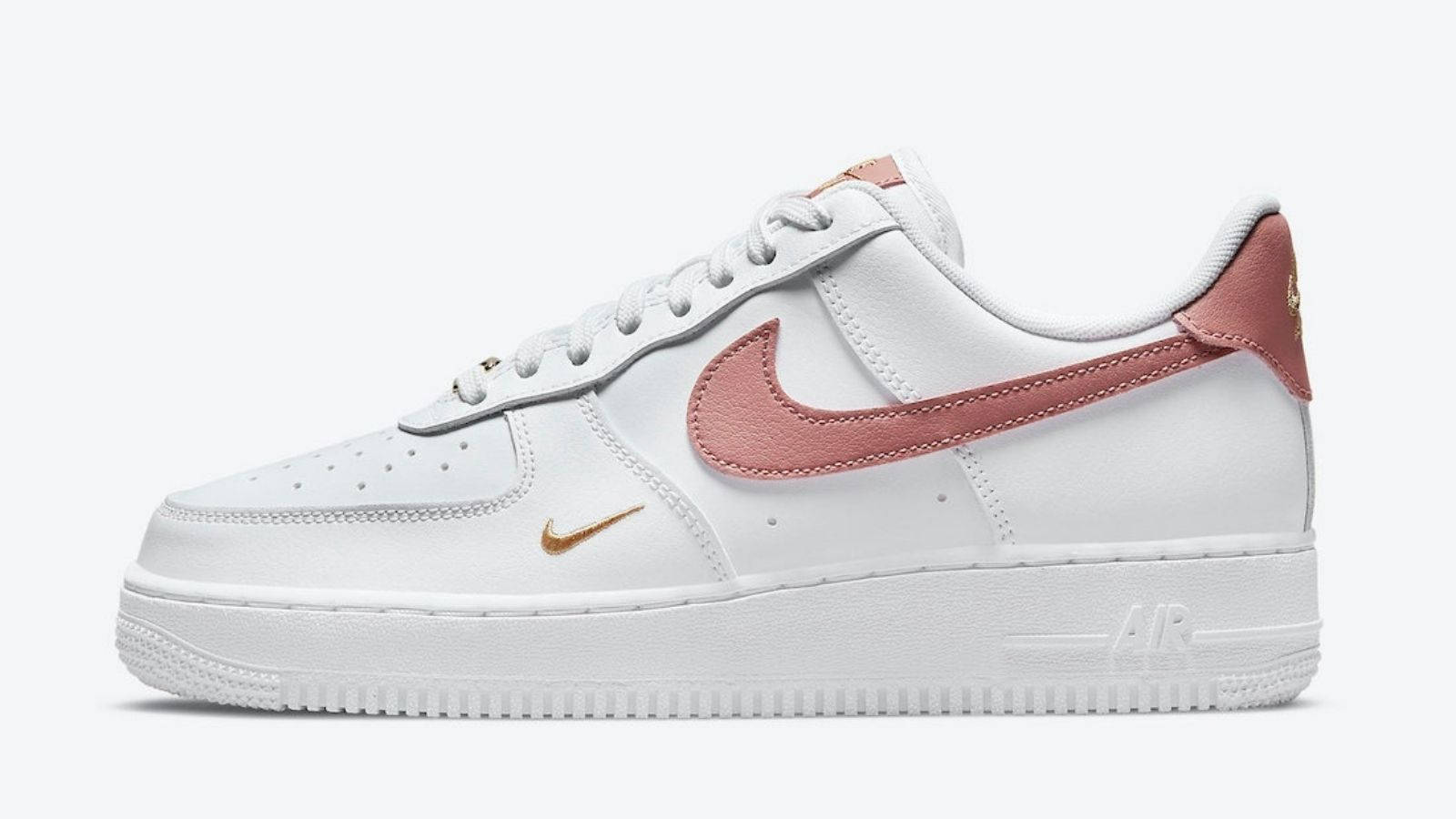 AF1 Pink Rust Gold