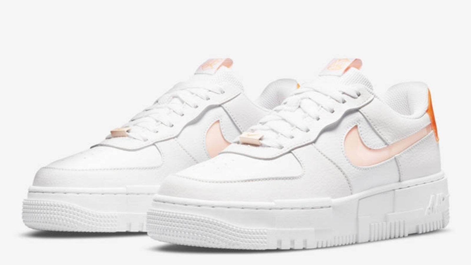 Air Force 1 Orange Pixel front