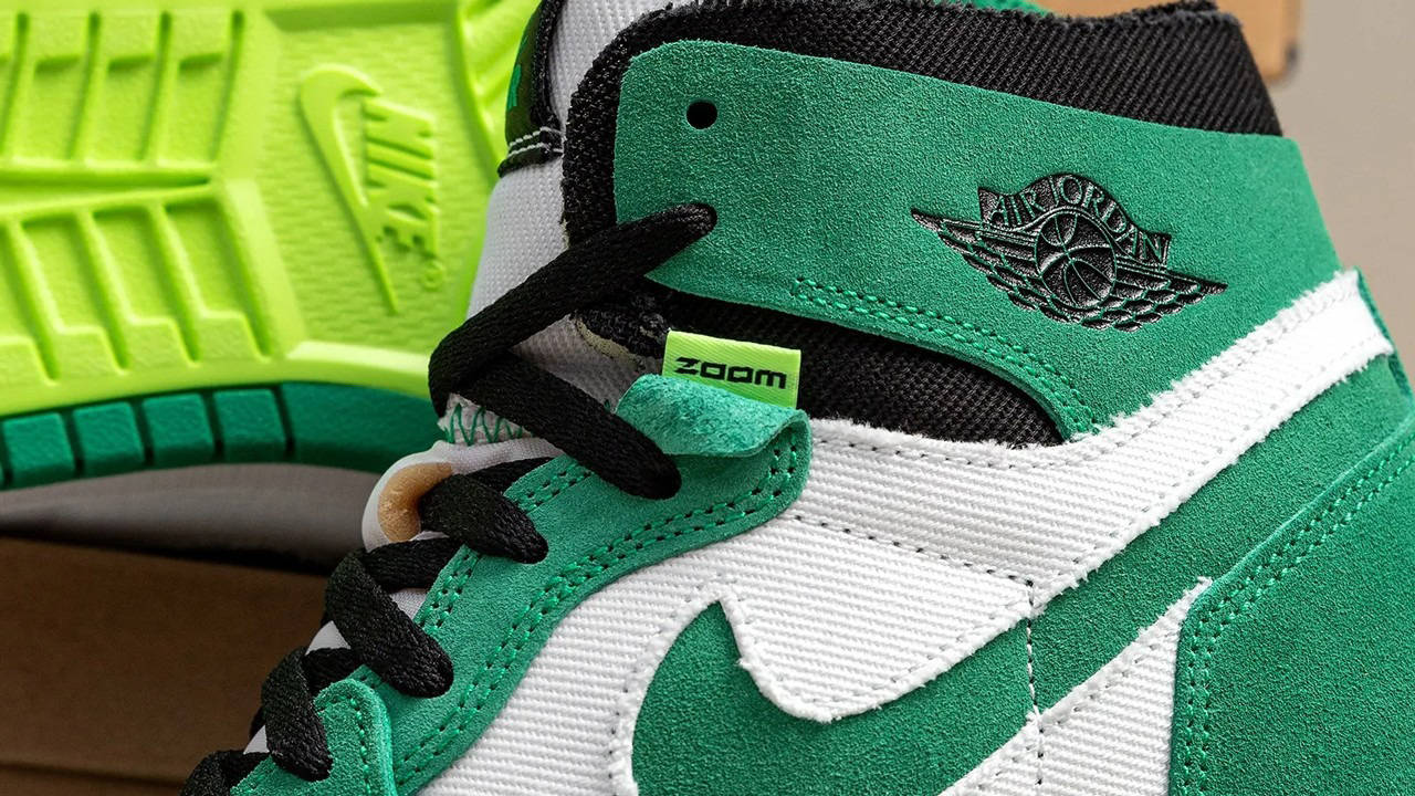 Air Jordan 1 High Zoom CMFT Stadium Green B