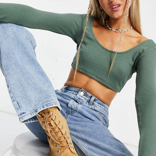 ASOS DESIGN Super Crop Top