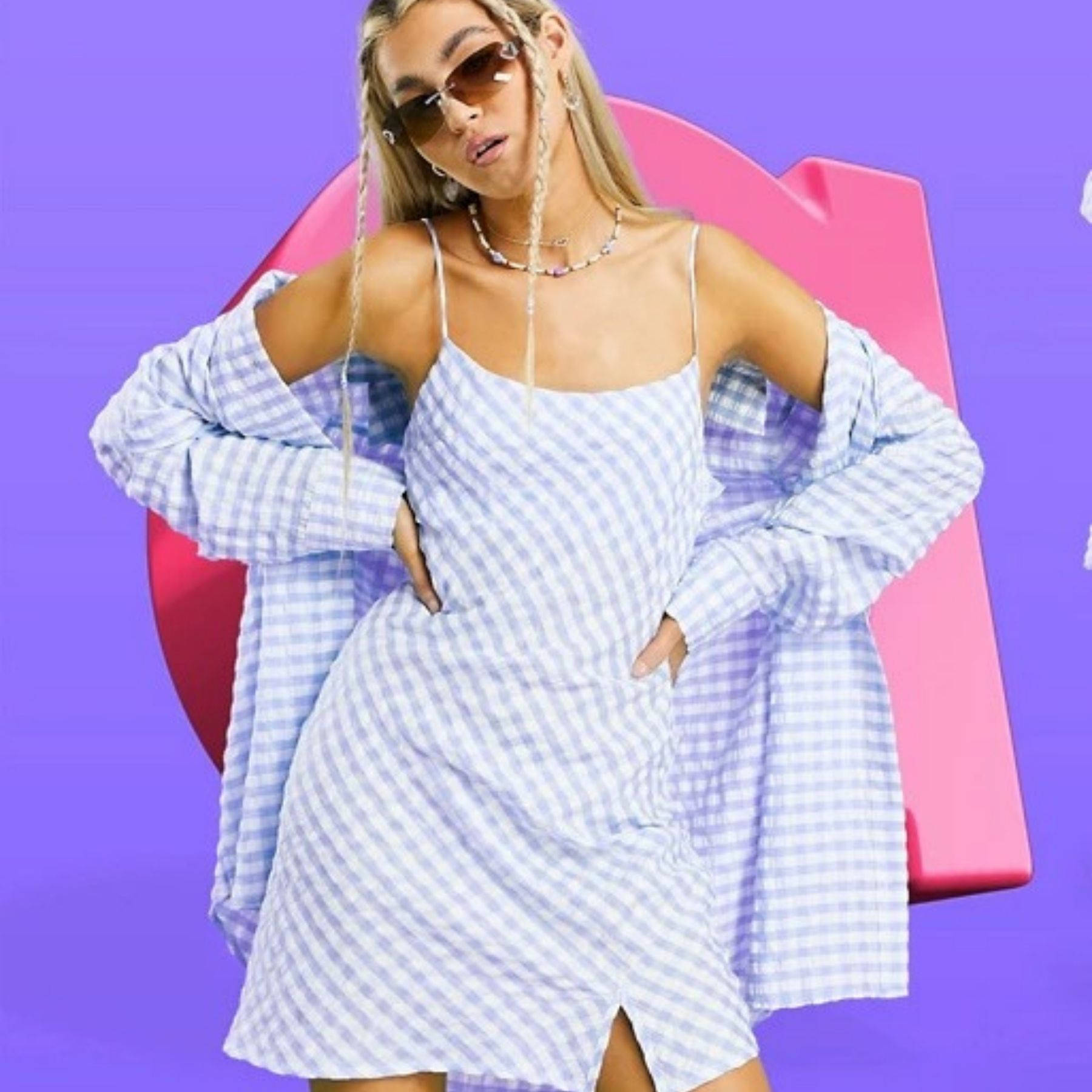 ASOS Gingham Dress