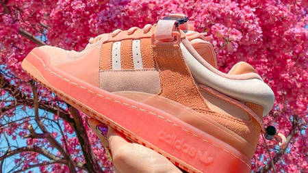 The Bad Bunny x adidas Forum Low Pops Up in a Pastel Pink Palette The Bad Bunny x adidas Forum Low Pops Up in a Pastel Pink Palette