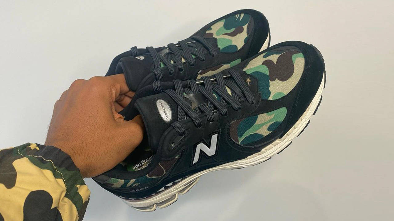 A Sneak Peek at the BAPE x New Balance 2002R | The Sole Supplier