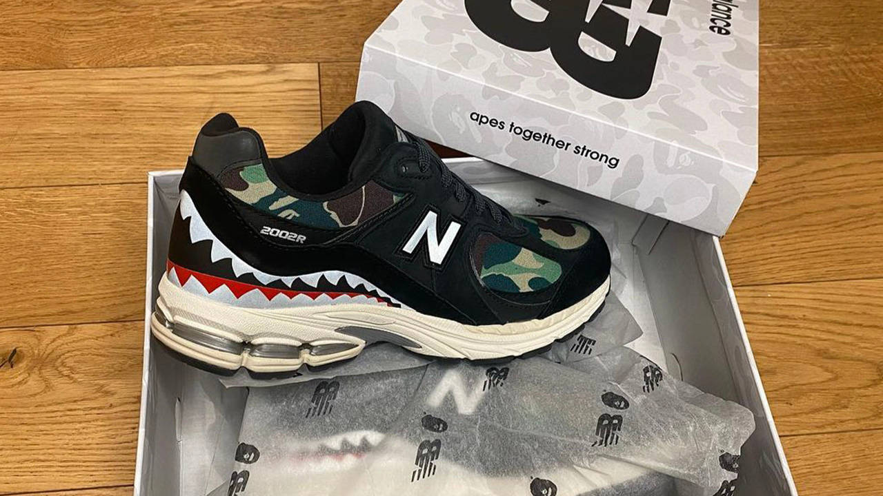 BAPE x New Balance 2002R