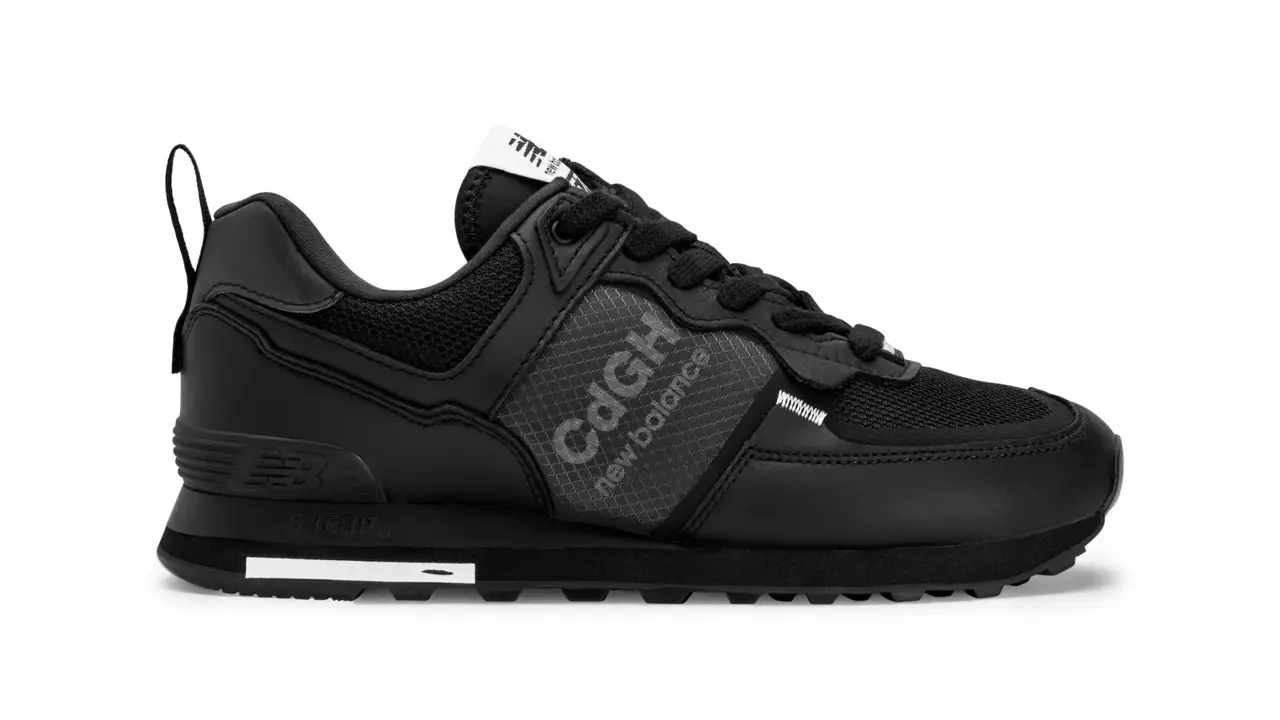 The COMME des GARÇONS HOMME x New Balance 574 Indulges in Blacked-Out ...