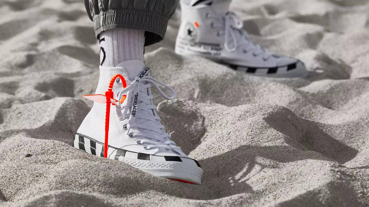 Cop The OFF-WHITE x Converse Chuck 70 Again This Weekend •