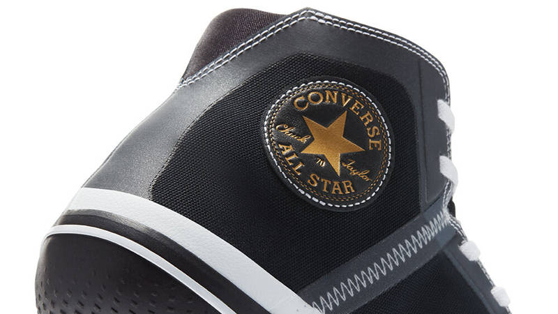 Converse All Star Pro BB Then & Now Hi Black White Closeup