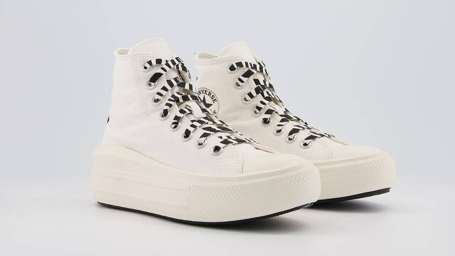 converse chuck taylor move with zebra detail in white